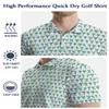 GDEVIG Mens Funny Polo Shirts, Cactus Golf Shirts Short Sleeve, Moisture Wicking Quick-Dry Business Casual Shirt for Men view 4