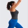 CRZ YOGA Butterluxe Racerback Tank Tops for Women - Yoga Workout Casual Gym Athletic Camisole Tight Sleeveless Shirts Mysterious Grey X-Small view 4