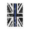 ASEDFGT Thin Blue Line UK Flag Golf Towel 16 x 24 Inch Golf Towels for Golf Bags Polyester Golf Towel with Carabiner Clip Men and Women Golf Accessories view 1