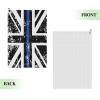 ASEDFGT Thin Blue Line UK Flag Golf Towel 16 x 24 Inch Golf Towels for Golf Bags Polyester Golf Towel with Carabiner Clip Men and Women Golf Accessories view 2