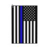 ASEDFGT Police Officer Thin Blue Line USA Flag Golf Towel 16 x 24 Inch Golf Towels for Golf Bags Polyester Golf Towel with Carabiner Clip Men and Women Golf Accessories view 1