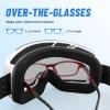 Supertrip 2 Pack Anti-Fog Ski Goggles for Women Men, Snow Goggles UV Protection view 4