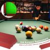 Podoy K66 Rubber Bumpers Replacement (Set of 6) with Billiard Rail Rubber Cushions(Set of 12)-8 Ft for Home & Pro Use Billiard Rail & Pocket Accessories view 2