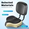 Bike Seat with Backrest, Wide Large Soft Comfortable Tricycle Bicycle Bike Saddle Seat Pad, Wide Bike Seats for Women Comfort, Adjustable Back Height, for Tricycle Or Electric Vehicle view 2