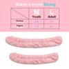 Coolrunner Ice Skate Blade Covers, Sports Blade Cover Skate Blade Protector for Hockey Skates, Figure Skates and Ice Skates, Black (Pink, Medium) view 2