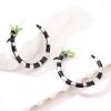 ATIMIGO Spooky Coral Snake Earrings Sandworm Snake Hoop Dangle Earrings for Men Women Gothic Punk Halloween Costume Jewelry Accessories view 2
