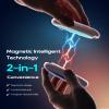 Hand Warmers Rechargeable 2 Pack, 14000mAh Electric Hand Warmers with Wireless Charging Case, AI Chip 3 Heat Settings Up to 50-Hour Portable Pocket Heater, Gifts for Christmas (Purple) view 4