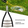 ZJchao Starting Stringing Clamp 3 Springs Rubber Handle Better Grip Tennis Stringing Machine Tool Badminton Racket view 2