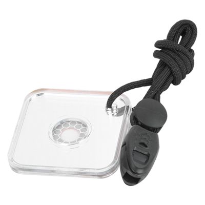Emergency Signal Mirror, Acrylic Survival Safety Mirror with Lanyard and Whistle for Long Distance Communication and Reflective Signaling, Ideal for Day and Night Use