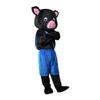 Black Pig Fancy Dress Mascot Costume Adult Cosplay view 2