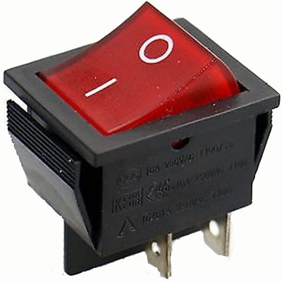 RORFFK DPST ON/Off Snap in Boat Rocker Switch 16A/250V UL TUV List