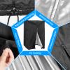 Squat Rack Cover, Waterproof Outdoor Gym Equipment Covers with Zipper for Squat Rack/Weight Lifting Rack/Home Gym Workout Equipment (65.5"Wx 56"D x 90"H) view 4