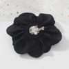6.3 Large Flower Rose Brooch Pins for Women Fashion | Elegant Black Rose Hair Clip Large Flower Brooches for Women, Floral Clips & Lapel Brooch Pin for Dresses, Must Have in Fashion Dress Accessories view 3