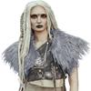 Halloween Viking Costume Women Fur Collar Medieval Warrior Faux Fur Shawl Shoulder Wrap Barbarian Outfit Cosplay Accessory view 4
