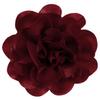 6.3 Inches Large Rose Flower Brooches and Pins for Women | Rose Flower Hair Clips & Brooches for Women Dresses | Hat Pins for Clothes, Burgundy view 1