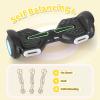 SIMATE 6.5" Scooter, Bluetooth Music Speaker and LED Light, Top 8.5mph & 8.5 Miles Range Power by Dual 250W Motor, Gifts for Kids Adults Boys, for All Ages view 2
