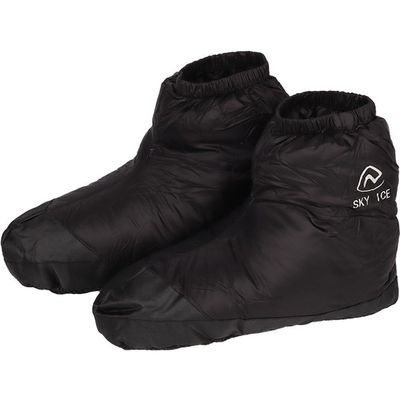 Vobumix Outdoor Camping Booties Winter Warm Boots Duck Down Slippers Comfortable Feet Cover for Outdoor Sports Camping Travel