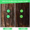 Fullhawl 100 Reflective Tacks Trail Marking Tacks Glow Reflective Mark Trail Markers Thumb Nails for Hunting Hiking Camping Tree Stand (Green) view 4