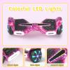 SIMATE 6.5" Scooter, Bluetooth Music Speaker and LED Light, Top 8.5mph & 8.5 Miles Range Power by Dual 250W Motor, Gifts for Kids Adults Boys, for All Ages view 4