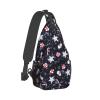 Christmas Toys Candy And Snowman Crossbody Sling Bag For Women Men Adjustable Christmas Chest Bag Shoulder Bag Sling Backpack Merry Xmas Daypack For Sport Travel Hiking view 2