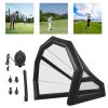 Golf Practice Swing Simulator Net Cage Golf Practice Swing Simulator Net Cage Tent Inflatable Golf Practice Net Cage Plus Blower 11.48 x 9.84 x 9.84 ft view 3