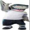 College Sport Shark Mascot Costume Adult Size for School Spirits view 1