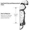 Beutyal Baseball Softball Catcher Leg Guards Shin Guards Adult 15 Inch view 3