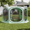 Werph 12x12 Pop Up Screen Tent, Mosquito Net Gazebo, UV Resistant, Green view 3
