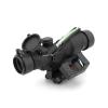 Tactical 4x32 Scope,Real Fiber Optics Green Dot Illumination Chevron Reticle Reflex Sight, Hunting Riflescopes with Mini Red Dot Sight & Scope Mount & Offset Optic Base & Adapter Plate, Fit 20mm Rail view 1