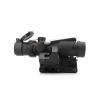 Tactical 4x32 Scope,Real Fiber Optics Green Dot Illumination Chevron Reticle Reflex Sight, Hunting Riflescopes with Mini Red Dot Sight & Scope Mount & Offset Optic Base & Adapter Plate, Fit 20mm Rail view 4