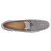 Aston Marc Mens Casual Loafer Shoes, Comfortable and Versatile for Travel, Office, and Everyday Use, Premium Leather Design Grey, Size 9.5 view 4