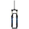 HWEVDHJ Mountain Bike Suspension Fork 26 Inch 100mm Travel 1 1/8 Straight Tube QR 9mm Aluminum Alloy Mechanical Fork Disc/V Brake Shoulder Control Mountain Bike Fork(Black Blue) view 1