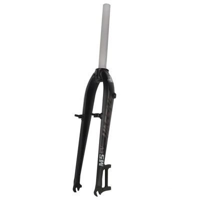 HWEVDHJ Mountain Bike Rigid Forks 26" 27.5" 1-1/8" Threadless Straight Tube Aluminum Alloy Mountain Bike Front Forks QR 9X100mm Disc/V Brake Bike Hard Front Fork 825g(Gray White,26")