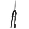 HWEVDHJ Mountain Bike Rigid Forks 26" 27.5" 1-1/8" Threadless Straight Tube Aluminum Alloy Mountain Bike Front Forks QR 9X100mm Disc/V Brake Bike Hard Front Fork 825g(Gray White,26") view 1