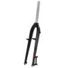 HWEVDHJ Mountain Bike Rigid Forks 26" 27.5" 1-1/8" Threadless Straight Tube Aluminum Alloy Mountain Bike Front Forks QR 9X100mm Disc/V Brake Bike Hard Front Fork 825g(Gray red,27.5") view 1