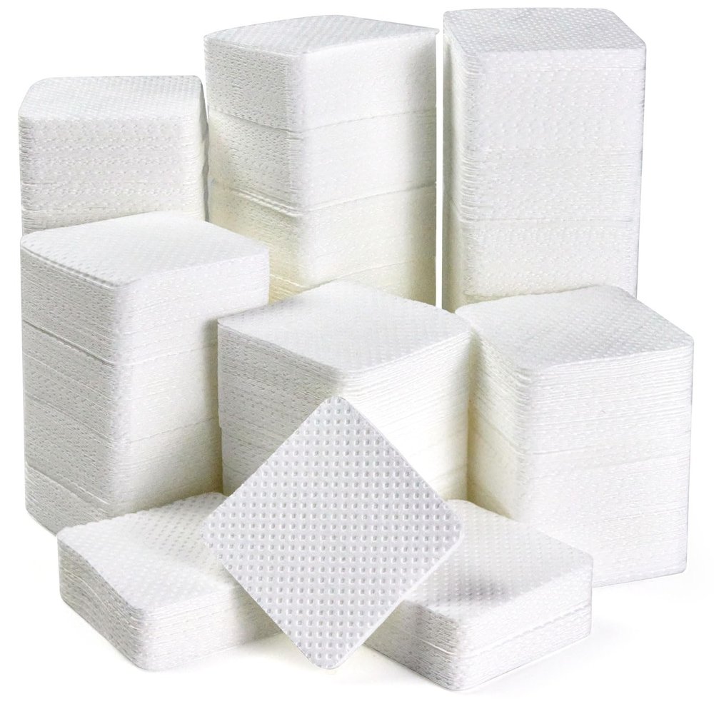 2000PCS Gun Cleaning Patches, 2" Lint Free Patches, Highly Absorbent Square Cloth, Fit for Most Caliber Gun Cleaning Supplies