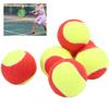 6Pcs Tennis Balls for Kids,Premium Plush Youth Felt Red Tennis Balls for Beginners, Lightweight Elastic Tennis Trainning Ball, Waterproof Bulk Tennis Ball Pet Dog Playing Balls view 1