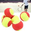 6Pcs Tennis Balls for Kids,Premium Plush Youth Felt Red Tennis Balls for Beginners, Lightweight Elastic Tennis Trainning Ball, Waterproof Bulk Tennis Ball Pet Dog Playing Balls view 2