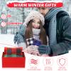 SmoothNovelty 4 Pcs Microwave Hand Warmers Reusable Flannel with Flaxseed Microwavable Bag Heating Cold Pack Bag for Colleagues Christmas Stocking Stuffer Gifts(Buffalo Plaid) view 3