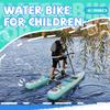 Spatium Water Bike for Kids Inflatable Water Bikes Water Bicyles for Lake with Inflatable Pontoons Pedal Water Bike,Color Green view 2
