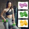 Dumbbells Hand Weights Set, Neoprene Coated Hex Dumbbells for Women & Men, 3 LB, 5 LB, 8 LB Pair (Set of 6), Non-Slip Free Weights for Home Gym & Strength Training (Purple/Green/Yellow) view 3