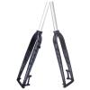 HWEVDHJ 26/27.5/29 Bike Rigid Forks Aluminum Alloy Rigid Disc Brake Mountain Bike Fork 28.6mm 1-1/8" Threadless Straight Tube Hard Fork QR 9 * 100 Mm(Black Gray,29") view 1