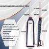 HWEVDHJ 26/27.5/29 Bike Rigid Forks Aluminum Alloy Rigid Disc Brake Mountain Bike Fork 28.6mm 1-1/8" Threadless Straight Tube Hard Fork QR 9 * 100 Mm(Black Gray,29") view 2