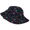 Cat Skull Bones Bucket Hats for Women Men Funny Halloween Hat Sun Cap Packable Outdoor Fisherman Hat view 2