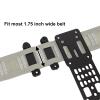 Modular Drop Leg Holster Adapter with Thigh Strap Metal Holster Adapter Duty Belt Accessories Airsoft Tactical Gear (BK) view 2
