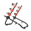 3-Bike Car Bicycle Rack, Foldable Bicycle Rack Bike Rack for Car Trunk Mount 3 Bicycle Carrier Sedan Hatchback Minivan SUV Black+Red view 1
