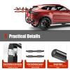 3-Bike Car Bicycle Rack, Foldable Bicycle Rack Bike Rack for Car Trunk Mount 3 Bicycle Carrier Sedan Hatchback Minivan SUV Black+Red view 4