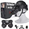 SKIOVEMI Digital Night Vision Goggles, 3D 36MP 4K Night Vision Binoculars Head-Mounted with 32GB Memory Card to Save Photos/Videos, 8X Digital, 7 Gear Infrared view 1