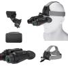 WGFXYBFY NV8300 Head-Mounted Night Vision Binoculars,3D 4K Night Vision Scope for Adults,36MP Photo Rechargeable with 32GB Memory Card and Bracket,Black view 1