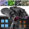 WGFXYBFY NV8300 Head-Mounted Night Vision Binoculars,3D 4K Night Vision Scope for Adults,36MP Photo Rechargeable with 32GB Memory Card and Bracket,Black view 2